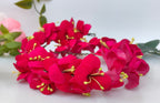 Pink Flower Hair Accessories - Distacart