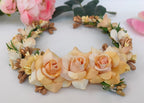 Gold Bridal Flower Hair Gajra - Distacart