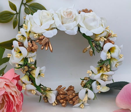 White Bridal Flower Hair Accessories