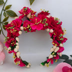 Pink Bridal Hair Gajra - Distacart