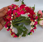 Pink Bridal Hair Gajra - Distacart