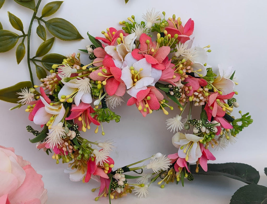 Peach Bridal Hair Accessories - Distacart
