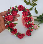 Red Rose Flower Gajra - Distacart