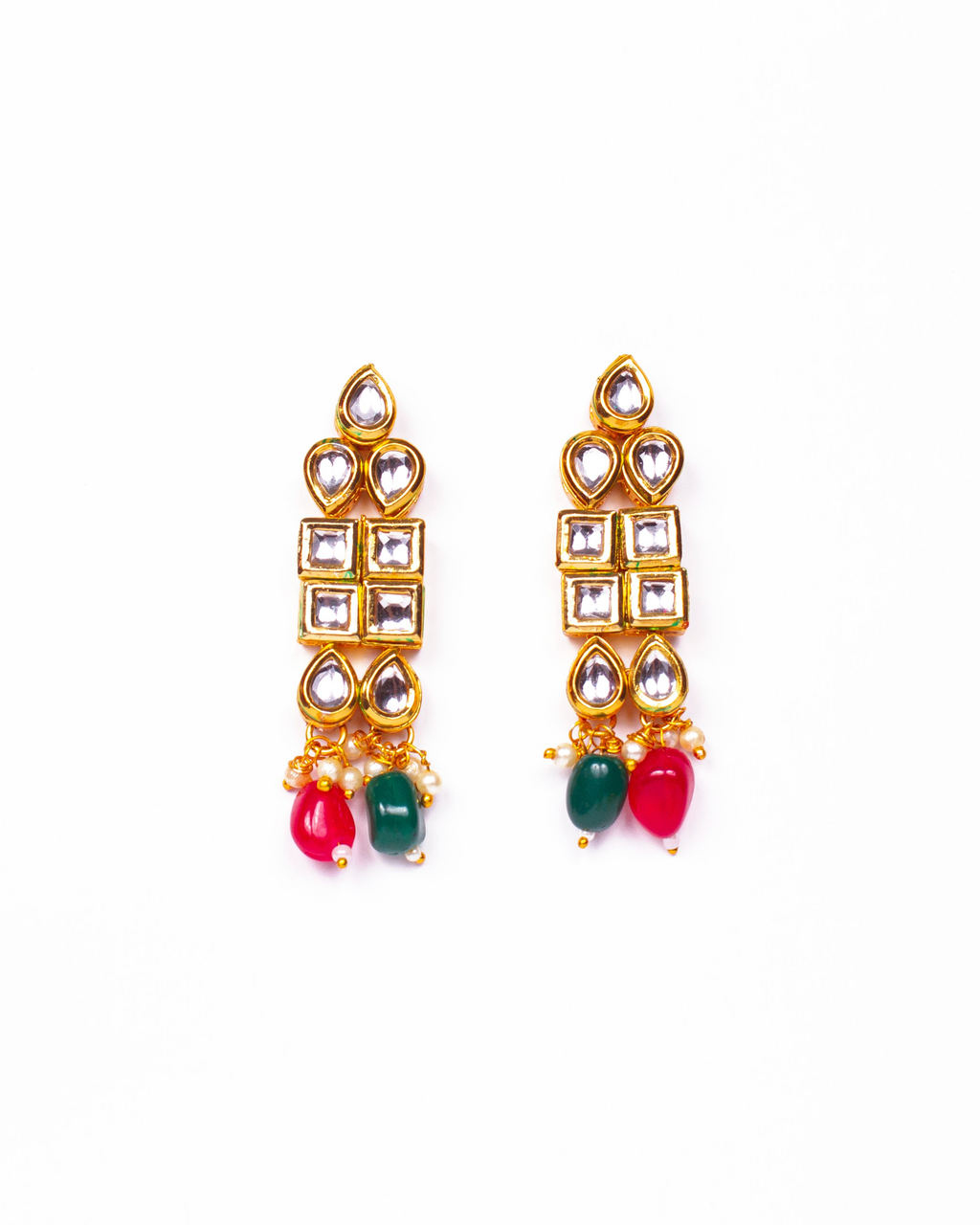 Gold-Polished Alloy Kundan Designer Choker Necklace Set - The Pari