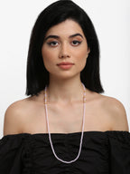 Stone And Gold Plated Mask Chain - Ruby Raang - Distacart