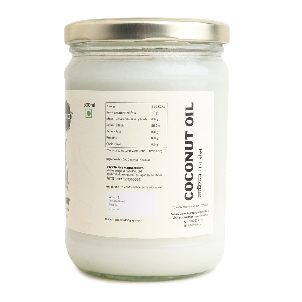 Vediko Origins Coconut Oil - Distacart