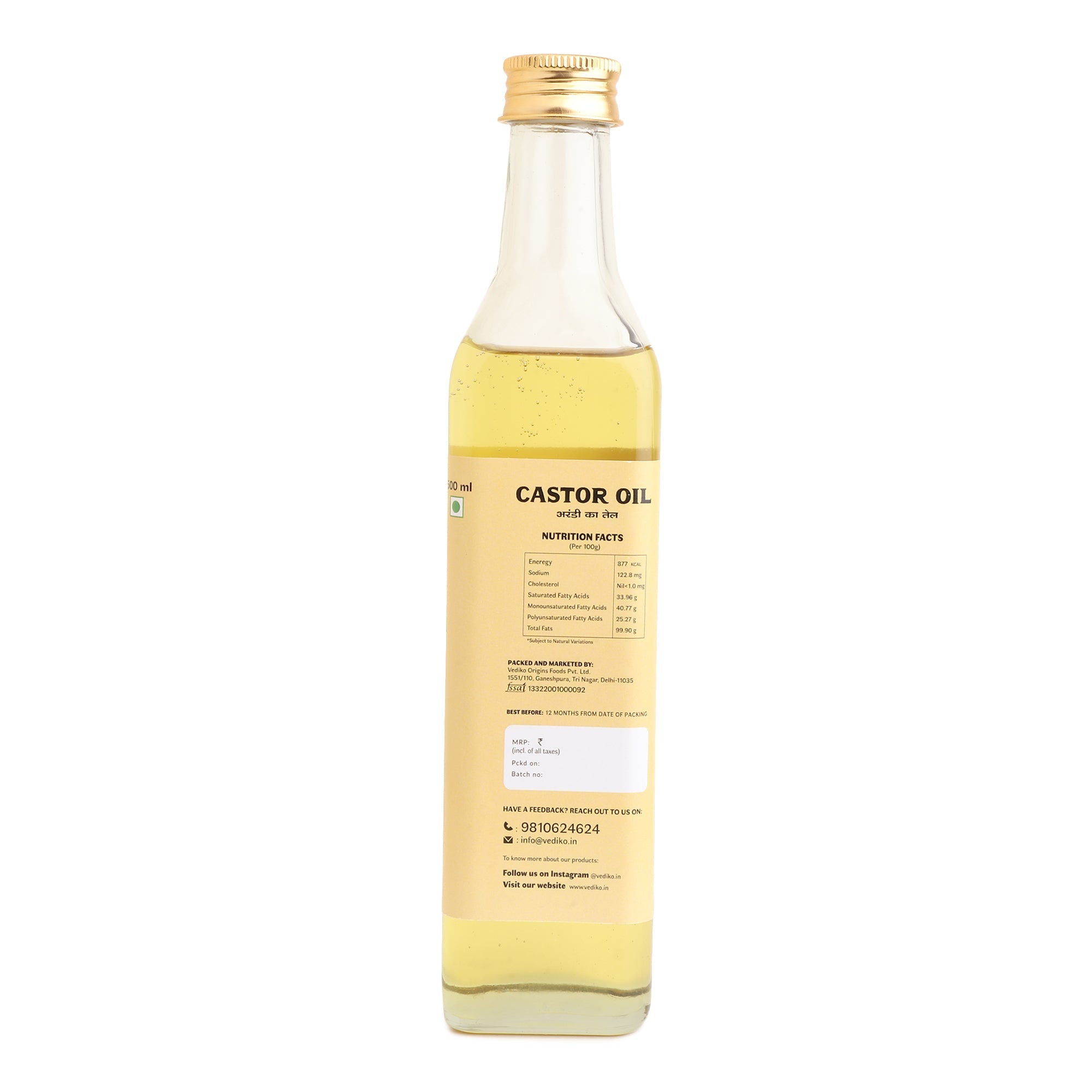 Vediko Origins Castor Oil