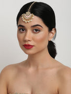 Kundan Maang Tikka - Ruby Raang - Distacart
