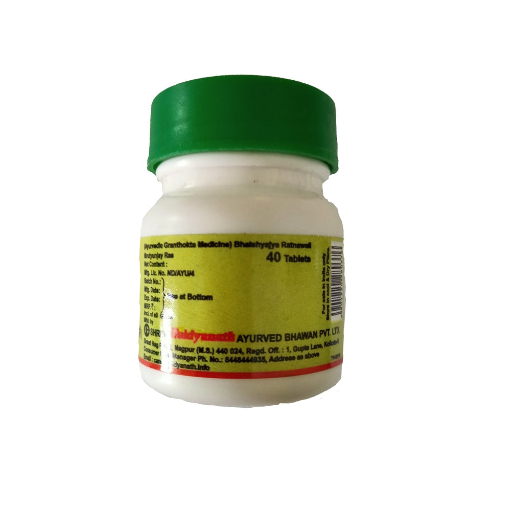 Baidyanath Mrityunjaya Ras 40 Tabs - Distacart