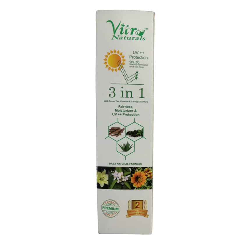 Vitro Naturals Aloe Sun Screen & Moisturizing Lotion