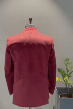 Granate Designer Men's Indo western by Hilo Design