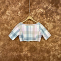 Neck Check Multi Color Coloured Cotton Ready to Wear Blouse - kapda Tailor