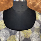 Multi Print Facade Ash Grey Coloured Silk Ready to Wear Blouse - kapda Tailor