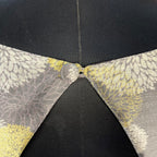 Multi Print Facade Ash Grey Coloured Silk Ready to Wear Blouse - kapda Tailor