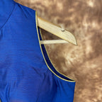 Cut Piece Fashion Royal Blue Coloured Silk Ready to Wear Blouse - kapda Tailor
