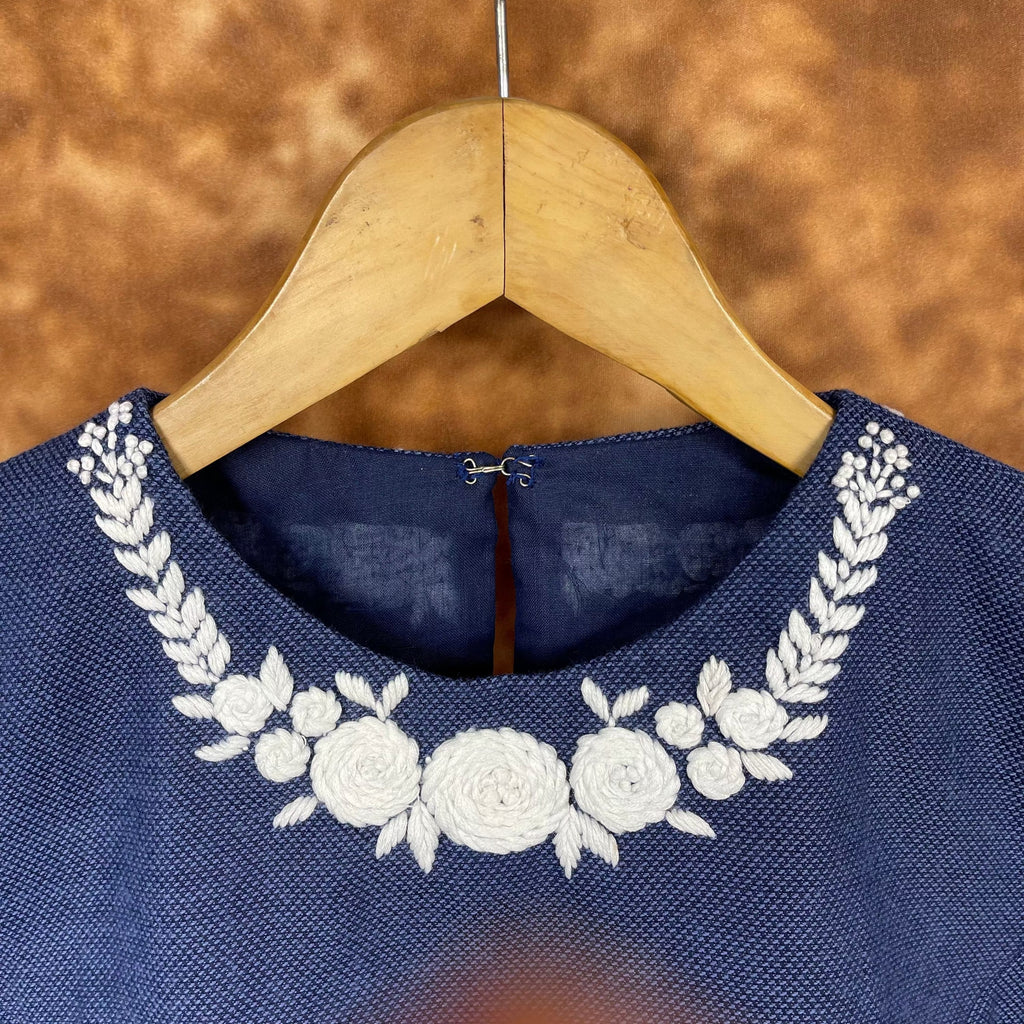Jardosi Justajoo Blue Coloured Cotton Ready to Wear Blouse - kapda Tailor