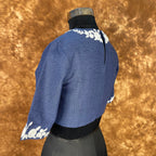 Jardosi Justajoo Blue Coloured Cotton Ready to Wear Blouse - kapda Tailor