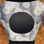 Festive Rush Grey Coloured Silk Ready to Wear Blouse - kapda Tailor