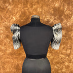 Aurora Black Black Coloured Cotton / Chanderi Ready to Wear Blouse - kapda Tailor