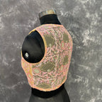 Parchment Pink Pink Coloured Net With Embroidrey Ready to Wear Blouse - kapda Tailor