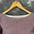 Asymmetric Symmetry Multi Color Coloured Cotton Ready to Wear Blouse - kapda Tailor