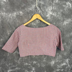Asymmetric Symmetry Multi Color Coloured Cotton Ready to Wear Blouse - kapda Tailor