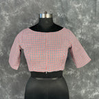 Asymmetric Symmetry Multi Color Coloured Cotton Ready to Wear Blouse - kapda Tailor