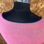 Candy Floss Desire Pink Coloured Slub Cotton Ready to Wear Blouse - kapda Tailor