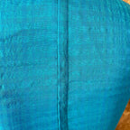 Streaks of Blue Light Blue Coloured Chanderi Silk Ready to Wear Blouse - kapda Tailor
