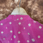 Mann Mohanaa Pink Coloured Chanderi Broket Ready to Wear Blouse - kapda Tailor