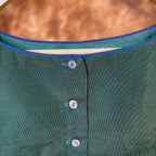 Hari Bhari Zindagi Green Coloured Chanderi Ready to Wear Blouse - kapda Tailor