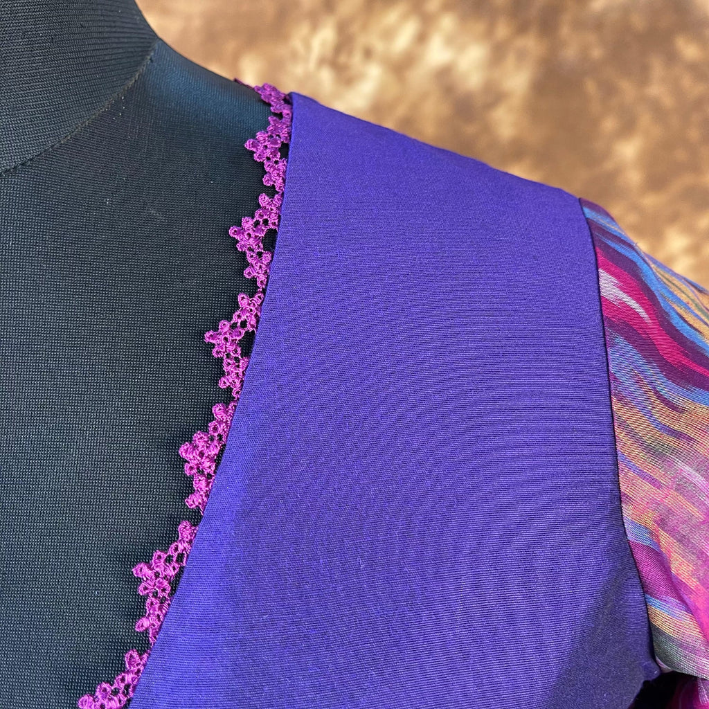 Khwaabon Ka Jharokha Blue Coloured Cotton Silk /Silk Ready to Wear Blouse - kapda Tailor