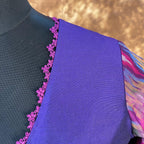 Khwaabon Ka Jharokha Blue Coloured Cotton Silk /Silk Ready to Wear Blouse - kapda Tailor