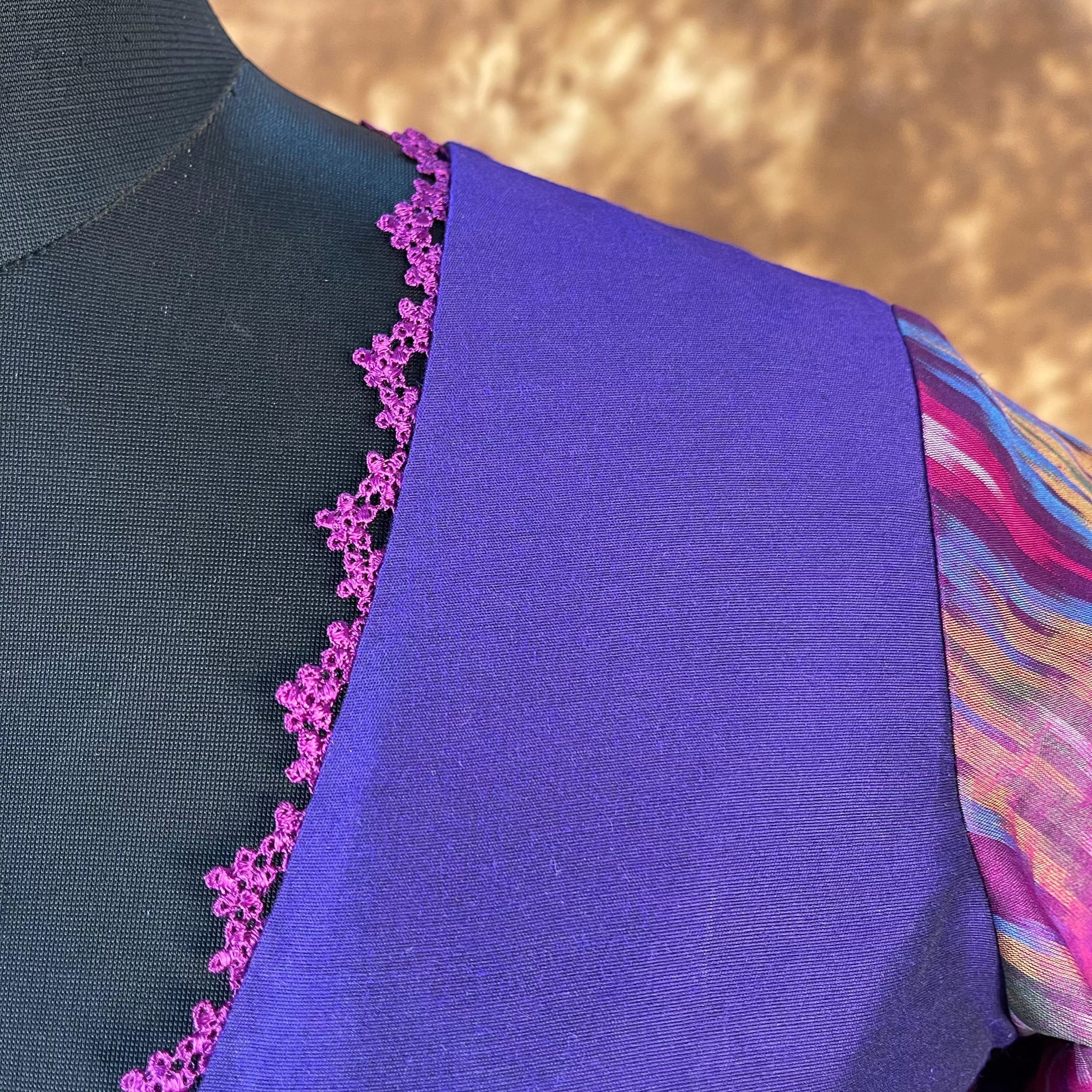Khwaabon Ka Jharokha Blue Coloured Cotton Silk /Silk Ready to Wear Blouse - kapda Tailor