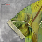 Roohani Resham Green Coloured Silk Ready to Wear Blouse - kapda Tailor