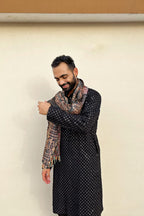 Black Mirror Designer Kurta by Hilo Design