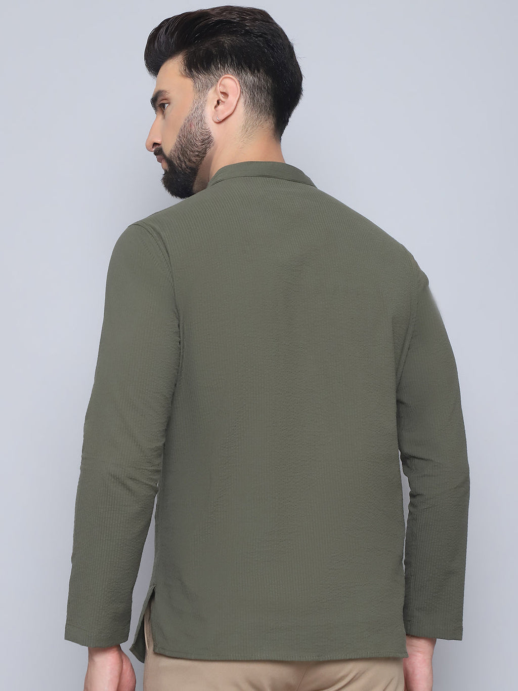 Even Apparels Men's Loop Wooden Button Kurta