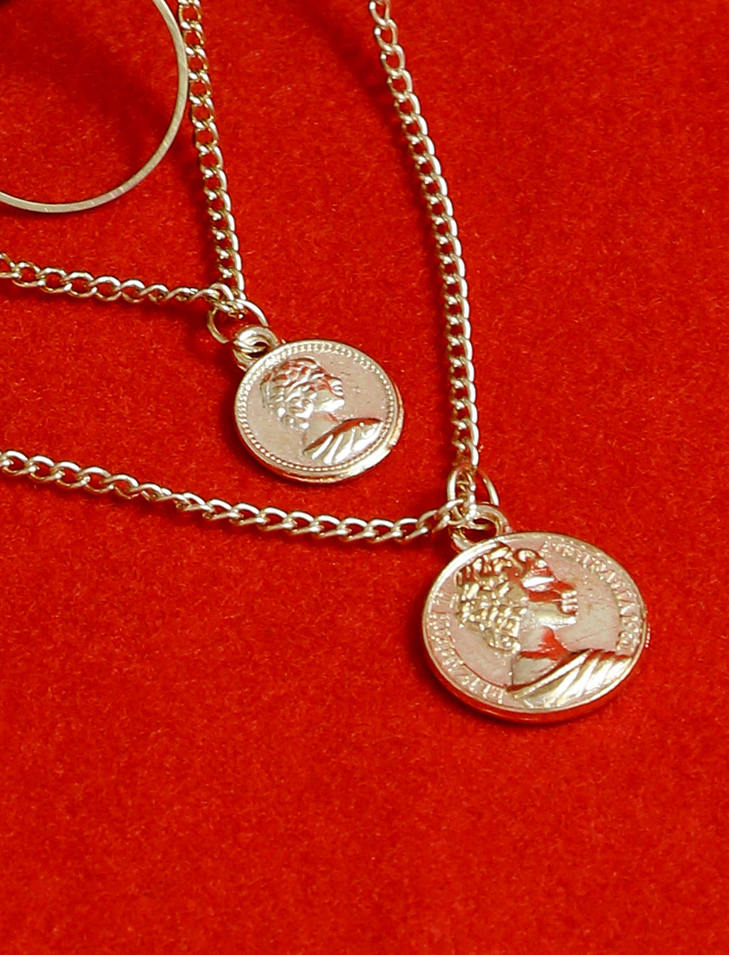 Gold-Polished Alloy Layered Designer Short Necklace - The Pari