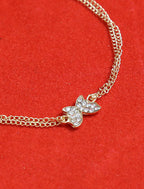 Gold-Plated Alloy Designer Charm Bracelet Set - The Pari - Distacart