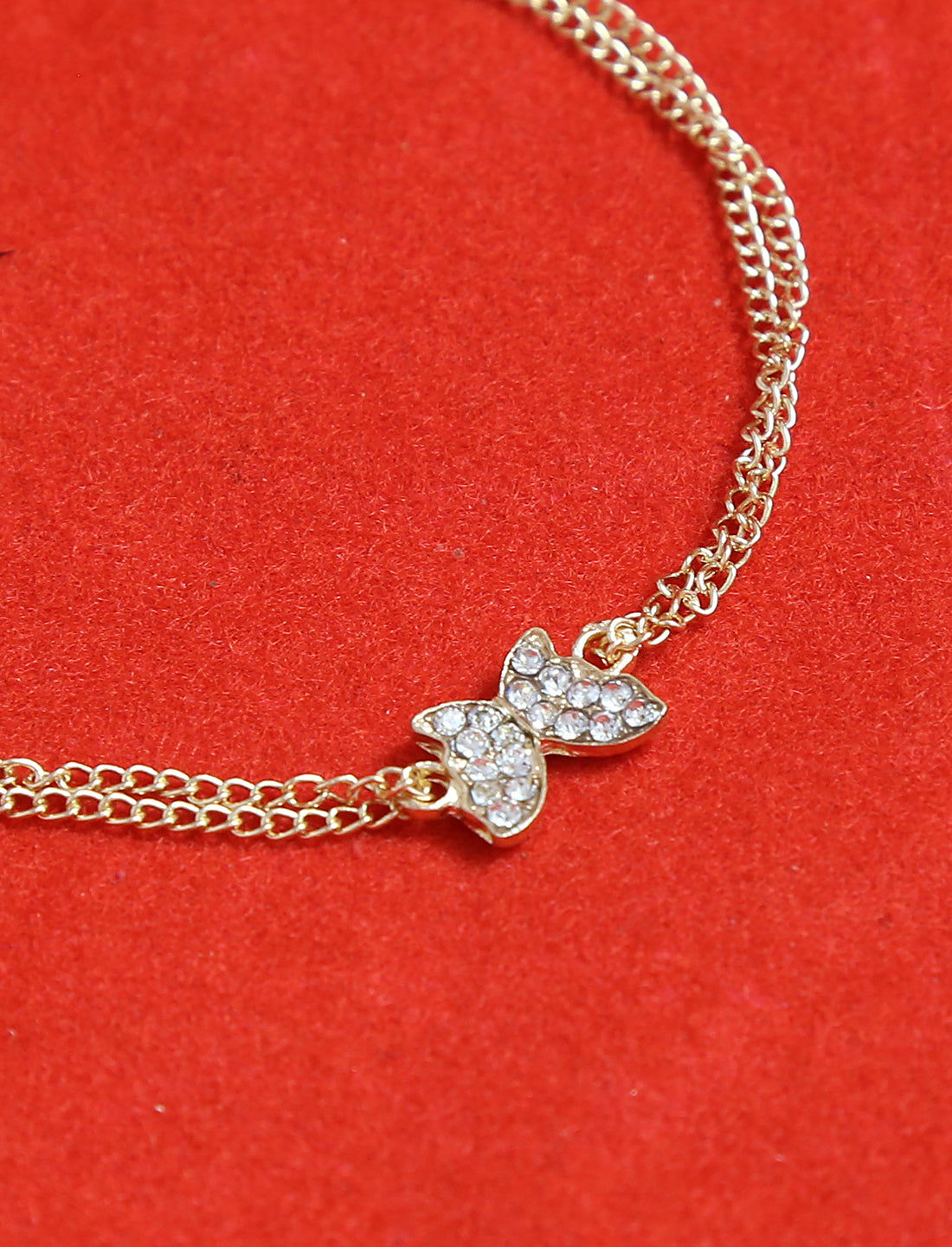 Gold-Plated Alloy Designer Charm Bracelet Set - The Pari - Distacart