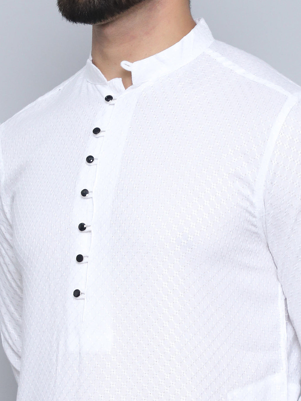 Even Apparels Men's Pure Cotton White Kurta