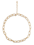 Gold-Polished Alloy Heart Shape Statement Necklace - The Pari