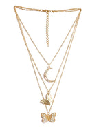 Gold-Polished Alloy Dienty Look Designer Necklace - The Pari