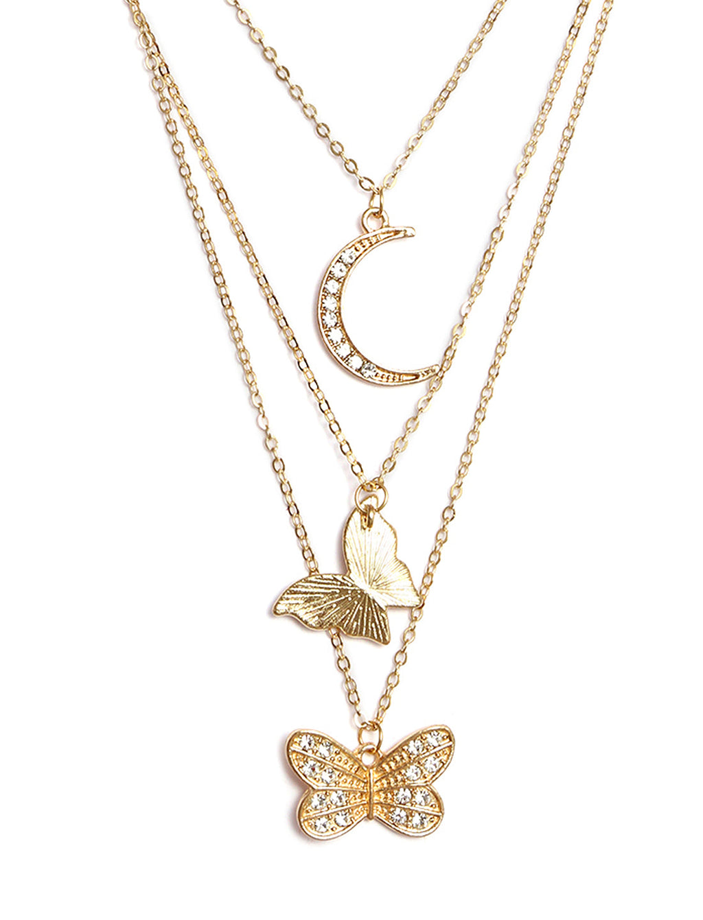 Gold-Polished Alloy Dienty Look Designer Necklace - The Pari