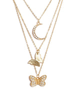 Gold-Polished Alloy Dienty Look Designer Necklace - The Pari