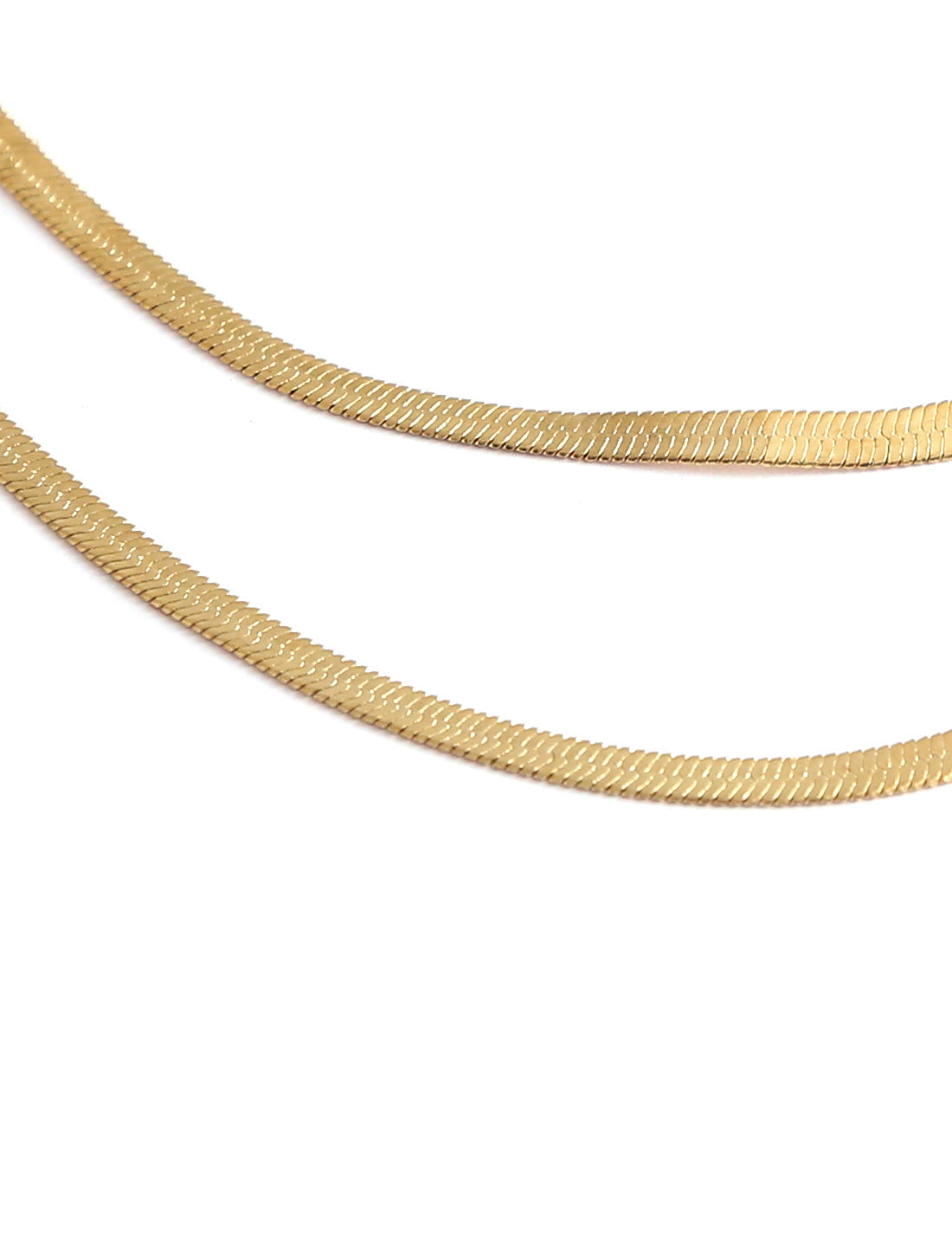 Gold-Polished Alloy Layered Designer Short Necklace - The Pari