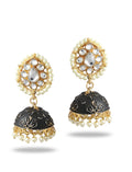 Silver-Plated Alloy Oxidised Designer Earrings - The Pari - Distacart