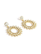 Silver-Plated Alloy Diva Look Stylish Contemporary Earrings - The Pari - Distacart