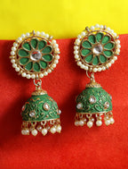Silver-Plated Alloy Diva Look Stylish Contemporary Earrings - The Pari - Distacart
