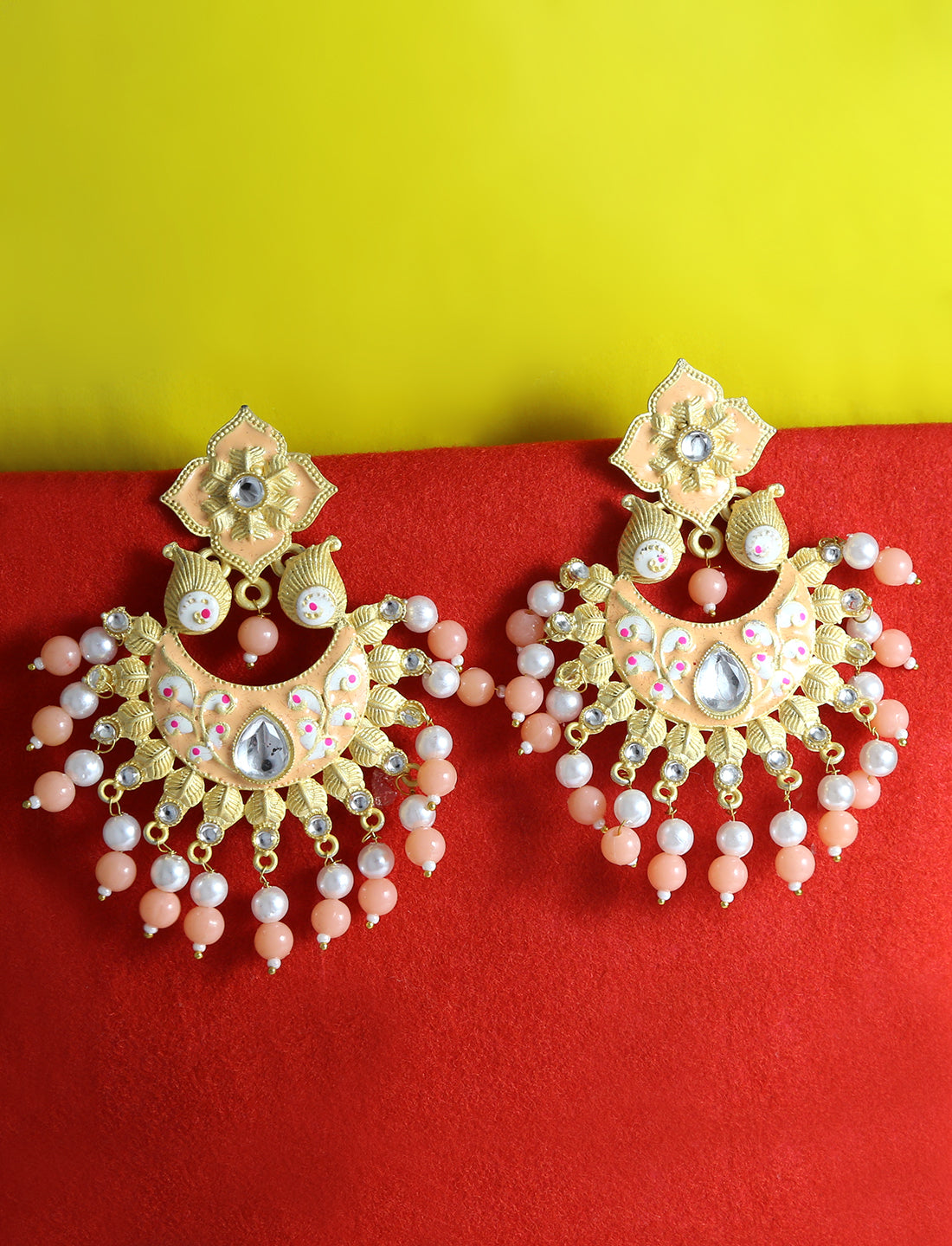 Silver-Plated Alloy Silver Round Earrings - The Pari - Distacart